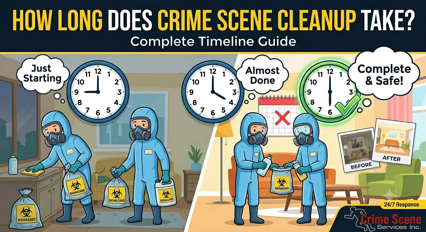 How Long Does Crime Scene Cleanup Take