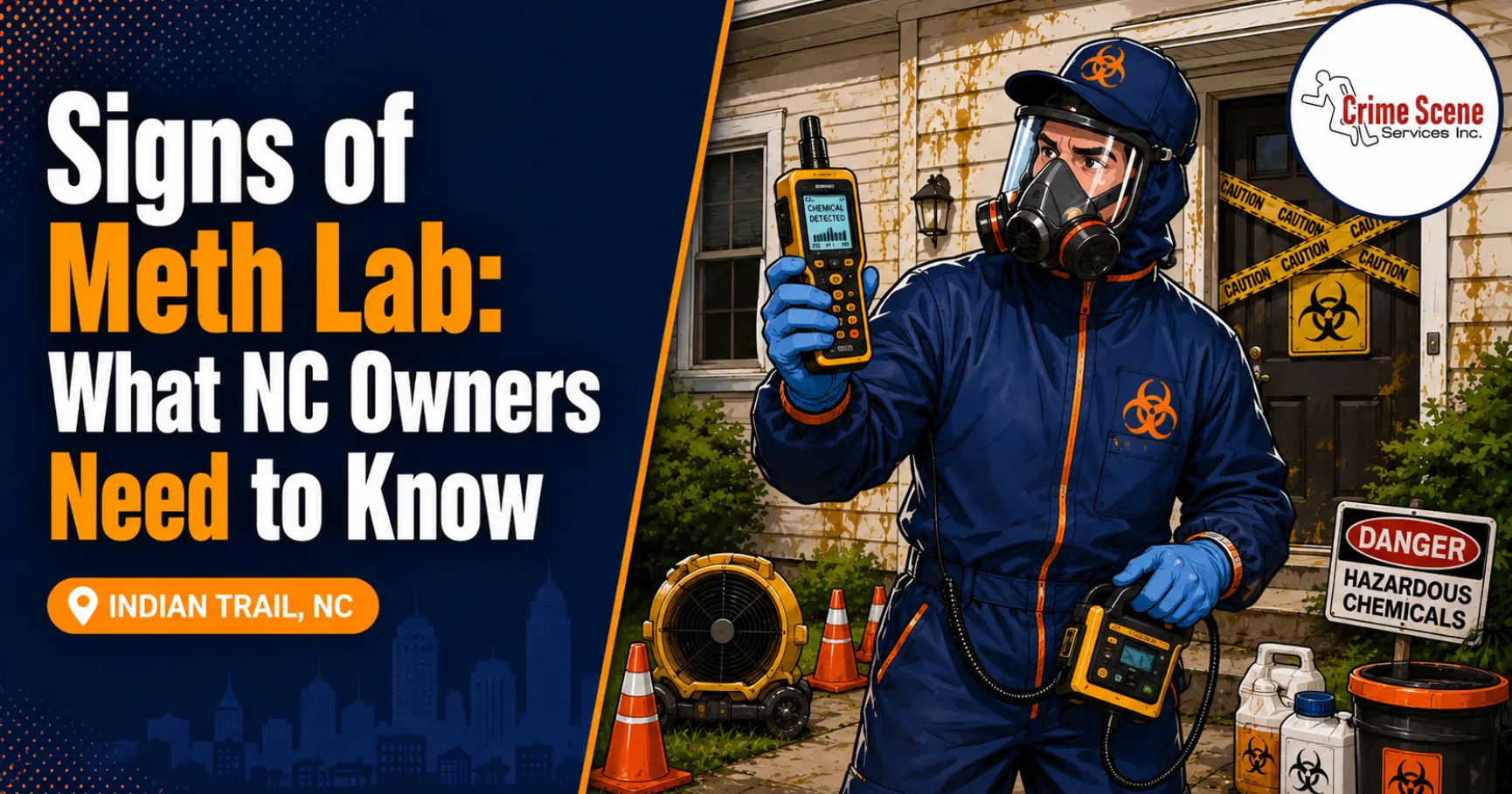 Meth Lab Decontamination - Signs Your Property Was Used as a Meth Lab